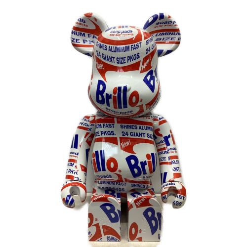 BEAR BRICK (ベアブリック) フィギュア MEDICOMTOY×AndyWarhol Brillo