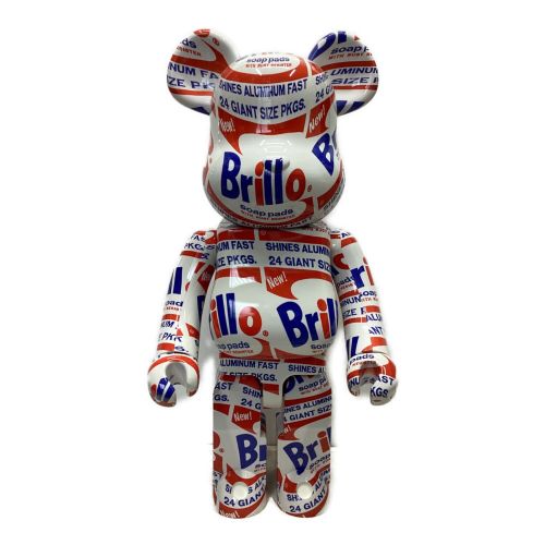 BEAR BRICK (ベアブリック) フィギュア MEDICOMTOY×AndyWarhol Brillo