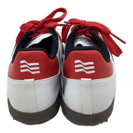 adidas (アディダス) ゴルフシューズ メンズ SIZE 25cm ホワイト×レッド