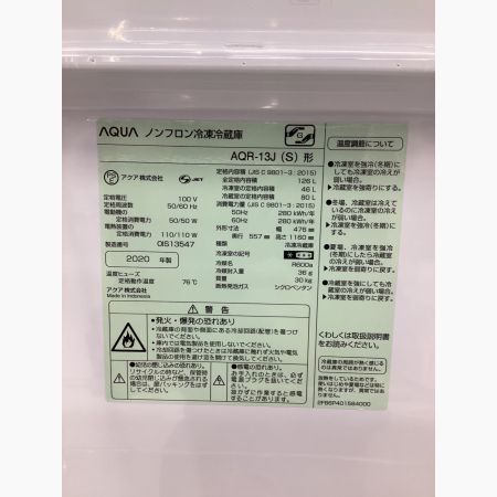 AQUA (アクア) 2ドア冷蔵庫 AQR-13J 2020年製 126L クリーニング済