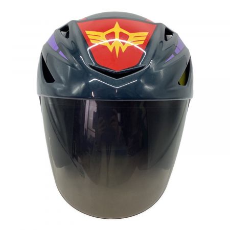 BANDAI (バンダイ) バイク用ヘルメット SIZE L ガンダム 黒い三連星 ドム テレオス2 PSCマーク(バイク用ヘルメット)有