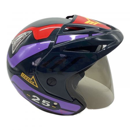 BANDAI (バンダイ) バイク用ヘルメット SIZE L ガンダム 黒い三連星 ドム テレオス2 PSCマーク(バイク用ヘルメット)有