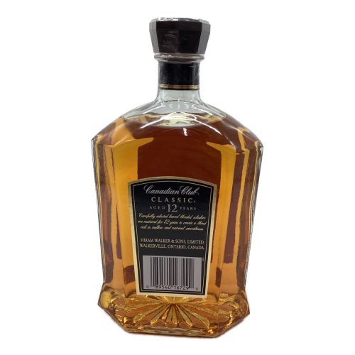 CANADIAN CLUB カナディアンウィスキー 1000ml CLASSIC 12年 未開封 カナダ｜トレファクONLINE