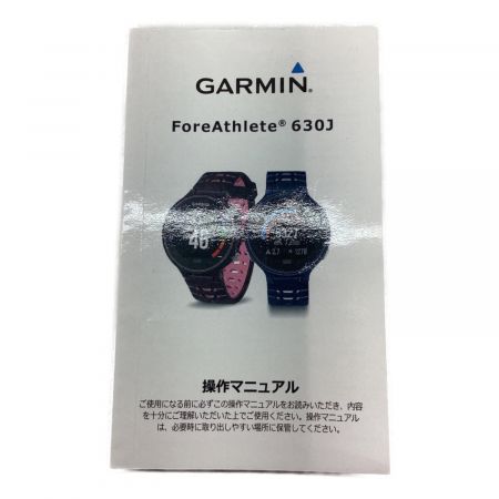 GARMIN (ガーミン) ForeAthlete630Jセット ※液晶キズ有 ラニングウォッチ