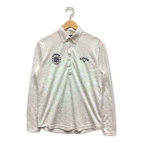 Callaway (キャロウェイ) ゴルフウェア(トップス) メンズ SIZE M ホワイト 総柄 241-7156605