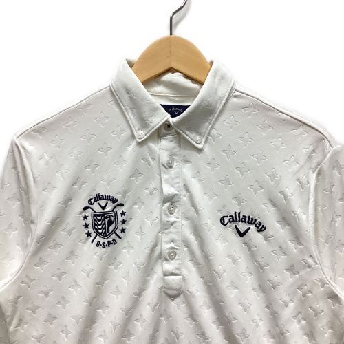 Callaway (キャロウェイ) ゴルフウェア(トップス) メンズ SIZE M ホワイト 総柄 241-7156605