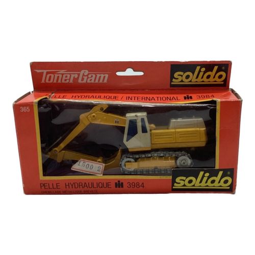 SOLIDO (ソリード) ミニカー Toner Gam Hydraulic International 3984 掘削機