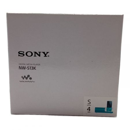 SONY (ソニー) オーディオプレイヤー Sシリーズ ブルー 4GB NW-S13K - ■