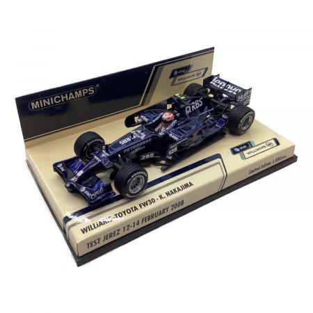 MINICHAMPS (ミニチャンプス) ウィリアムズ トヨタ FW30 中嶋一貴 ヘレス テスト