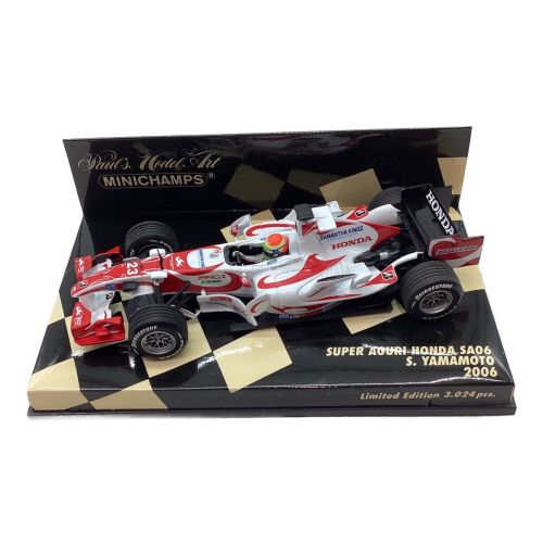 MINICHAMPS (ミニチャンプス) SUPER AGURI HONDA SA06 S.YAMAMOTO 2006 