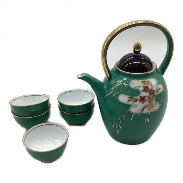 Noritake 容易 ノリタケ ハナリンス 茶器揃 急須 湯呑 5客【共箱つき】