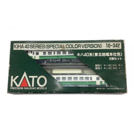KATO (カトー) Nゲージ キハ40系（東北地域本社色）2両セット 10-342