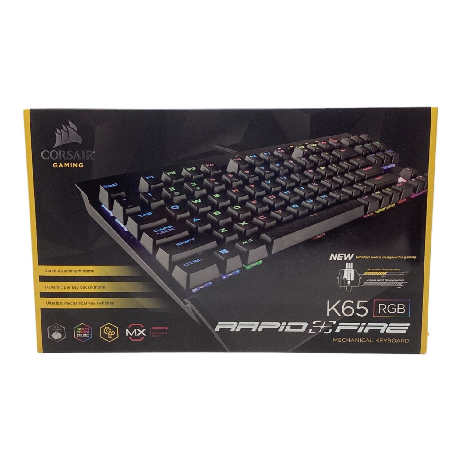 CORSAIR GAMING ゲーミングキーボード RAPID FIRE K65 RGB｜トレファクONLINE