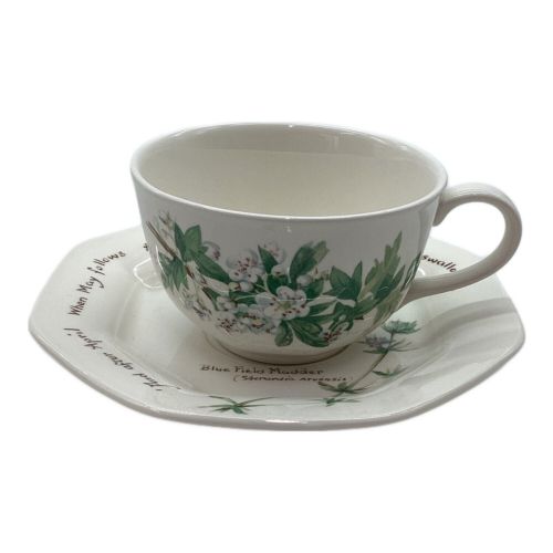 Noritake (ノリタケ) カップ&ソーサー カントリーダイアリー 2Pセット