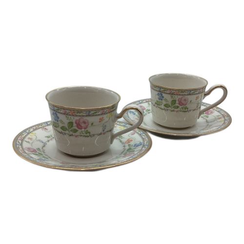 Noritake (ノリタケ) カップ&ソーサー アイボリーチャイナ 2Pセット