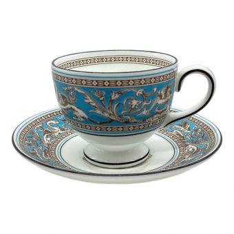 Wedgwood (ウェッジウッド) カップ&ソーサー フロレンティーン・ターコイズ