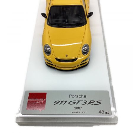 EMT Veal PRO35mini イエロー中古美品 EIDOLON (アイドロン) ミニカー ポルシェ 911 GT3RS 2007 EM710E