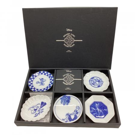 DISNEY (ディズニー) 小粋染付 豆皿揃 ディズニー クラシック5P