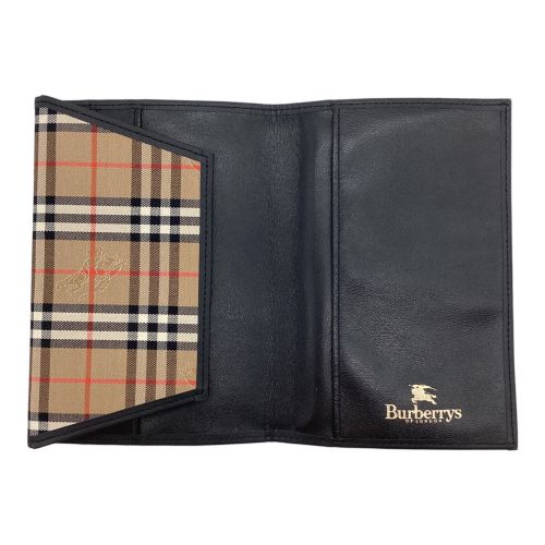 Burberry's (バーバリーズ) ブックカバー ベージュ ] ノバチェック