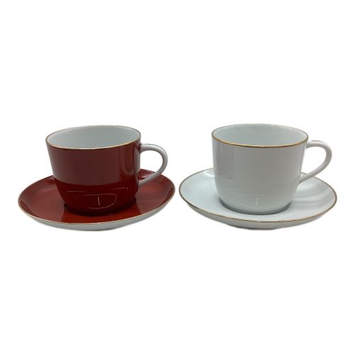 Noritake (ノリタケ) 紅白カップ&ソーサー