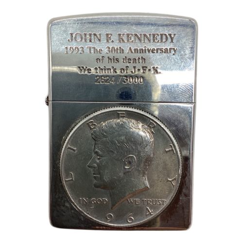 JOHN・F・KENNEDY COIN ZIPPO 2624/3000 93年製