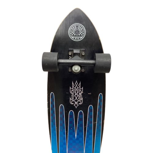 BEAUTY&YOUTH (ビューティーアンドユース) スケートボード ブラック×ブルー T19 EARTH SKI CRUISER T19