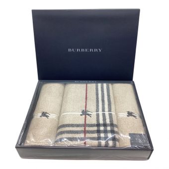 BURBERRY (バーバリー) バスタオル・フェイスタオルセット バスタオル1枚・フェイスタオル2枚