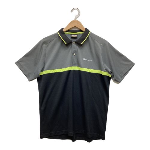 TaylorMade (テイラーメイド) ゴルフウェア(トップス) メンズ SIZE L グレー×ブラック