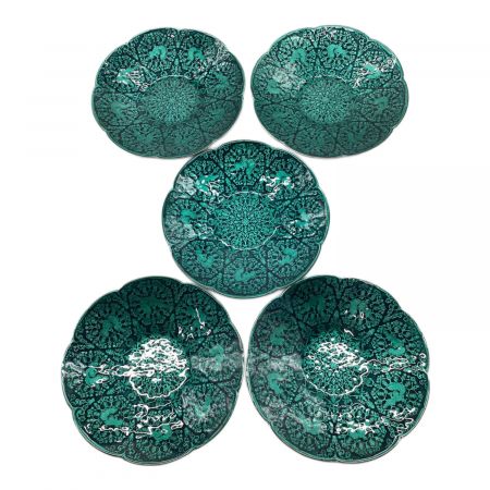 七宝焼 安藤七宝店 象嵌 青色香炉 時代箱付 F R5554