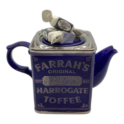 The Teapottery (ティーポッタリー) インテリア小物 ティーポット Farrahs Harrogate Toffee Tin