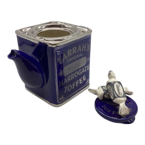 The Teapottery (ティーポッタリー) インテリア小物 ティーポット Farrahs Harrogate Toffee Tin