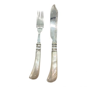 アンティークバターナイフ&フォーク