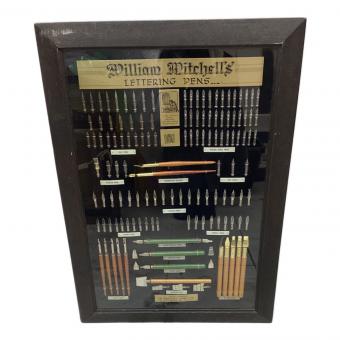 ウィリアム ミッチェル アンティークレタリングペンディスプレイボード 英国製