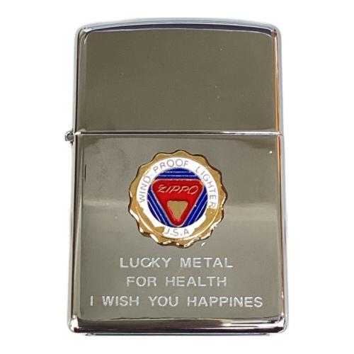 ZIPPO ロゴ LUCKY METAL 1995