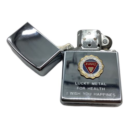 ZIPPO ロゴ LUCKY METAL 1995