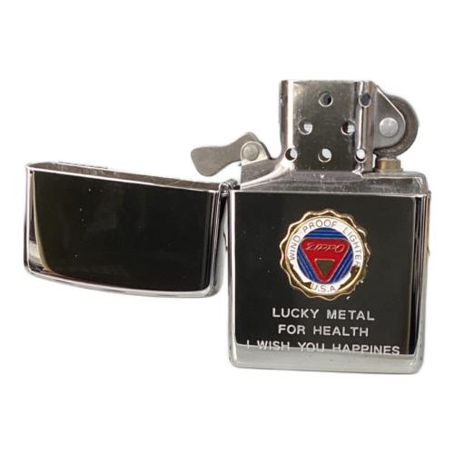 ZIPPO ロゴ LUCKY METAL 1995
