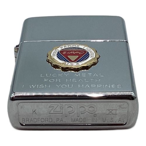 ZIPPO ロゴ LUCKY METAL 1995