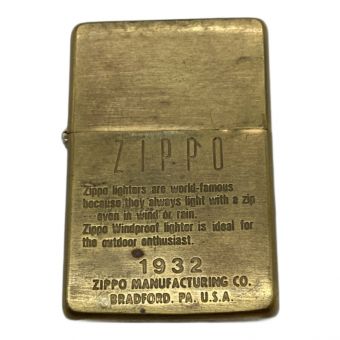 ZIPPO ロゴ 1932 刻印削れのため年式不明