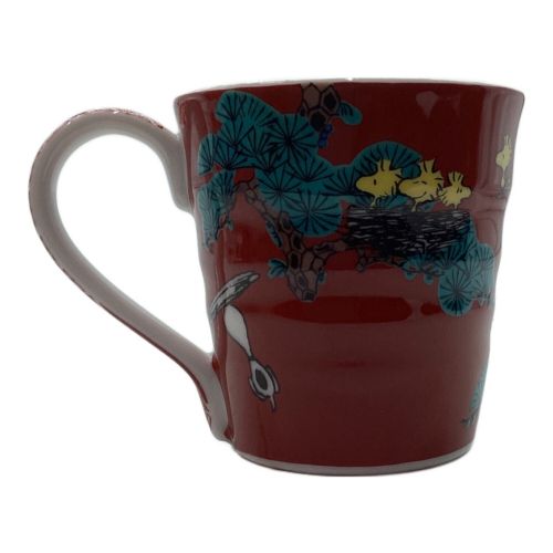 SNOOPY (スヌーピー) マグカップ 九谷焼 赤絵