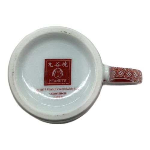 SNOOPY (スヌーピー) マグカップ 九谷焼 赤絵