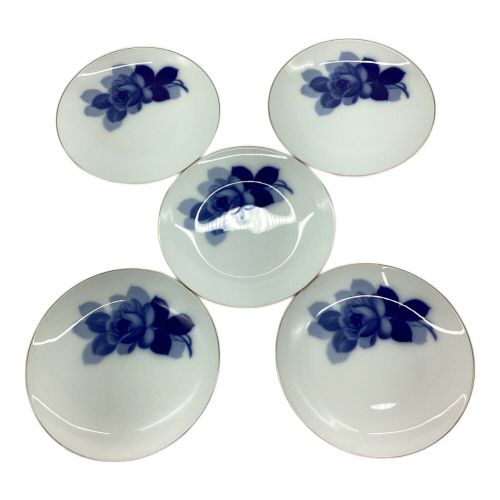 大倉陶園 (オオクラトウエン) プレート ブルーローズ(8211) 5Pセット