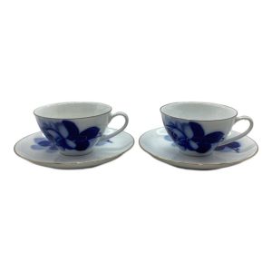 大倉陶園 (オオクラトウエン) カップ&ソーサー ブルーローズ(8211) 2Pセット