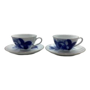 大倉陶園 (オオクラトウエン) カップ&ソーサー ブルーローズ(8211) 2Pセット