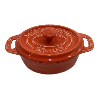 Staub (ストウブ) ミニココット オレンジ 10cm