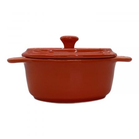 Staub (ストウブ) ミニココット オレンジ 10cm｜トレファクONLINE