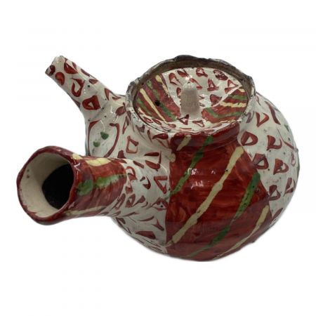 生井講蔵 (ナマイショウゾウ) 急須 赤白 NK11 益子焼｜トレファクONLINE