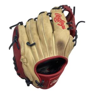 RAWLINGS (ローリングス) グローブ ベージュ×レッド
