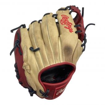 RAWLINGS (ローリングス) グローブ ベージュ×レッド