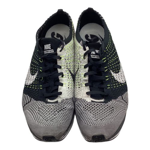 NIKE (ナイキ) シューズ メンズ SIZE 28.5cm ホワイト×ブラック 526628-011 Flyknit Racer