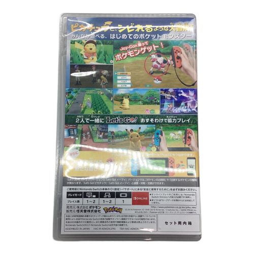 Nintendo (ニンテンドー) Nintendo Switch用ソフト ポケットモンスター Let’s Go! ピカチュウ CERO A (全年齢対象)